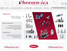 Tablet Screenshot of heesen-ica.nl